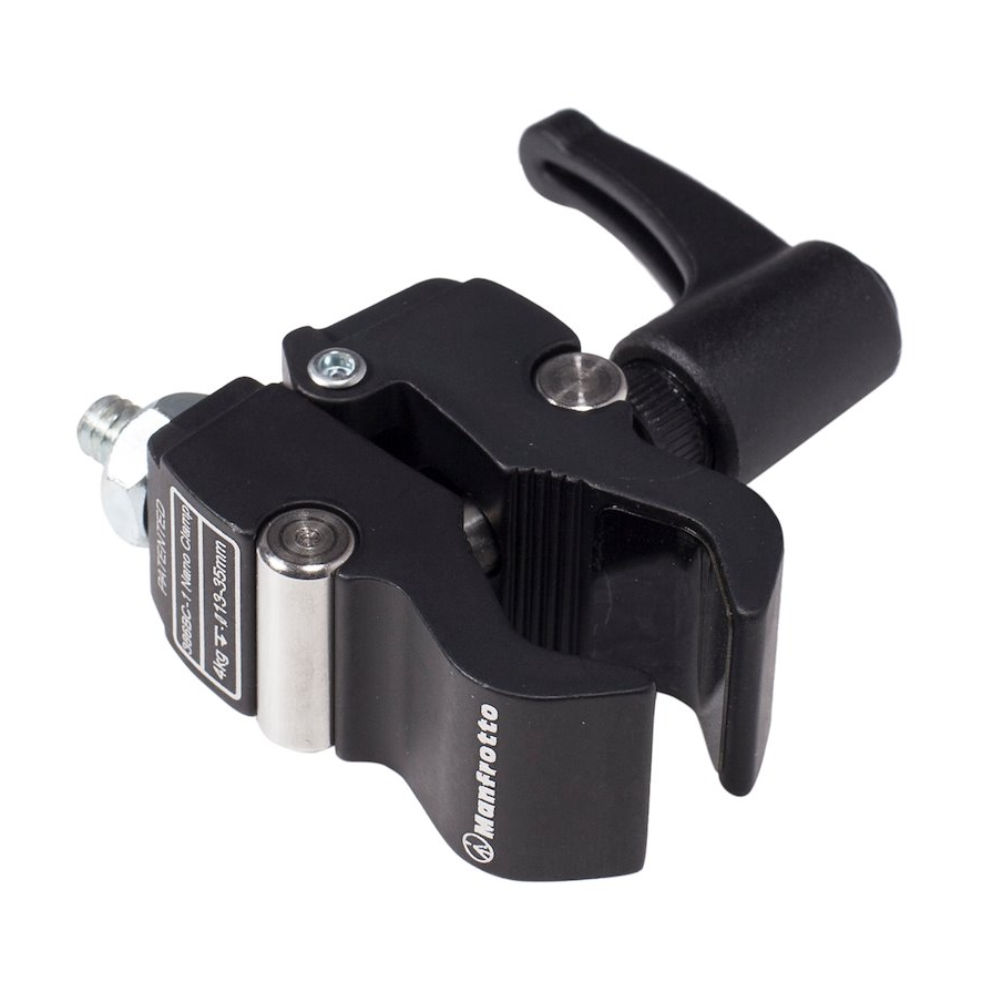 Manfrotto 386BC-1 Nano Clamp s priloženim adapterjem 147