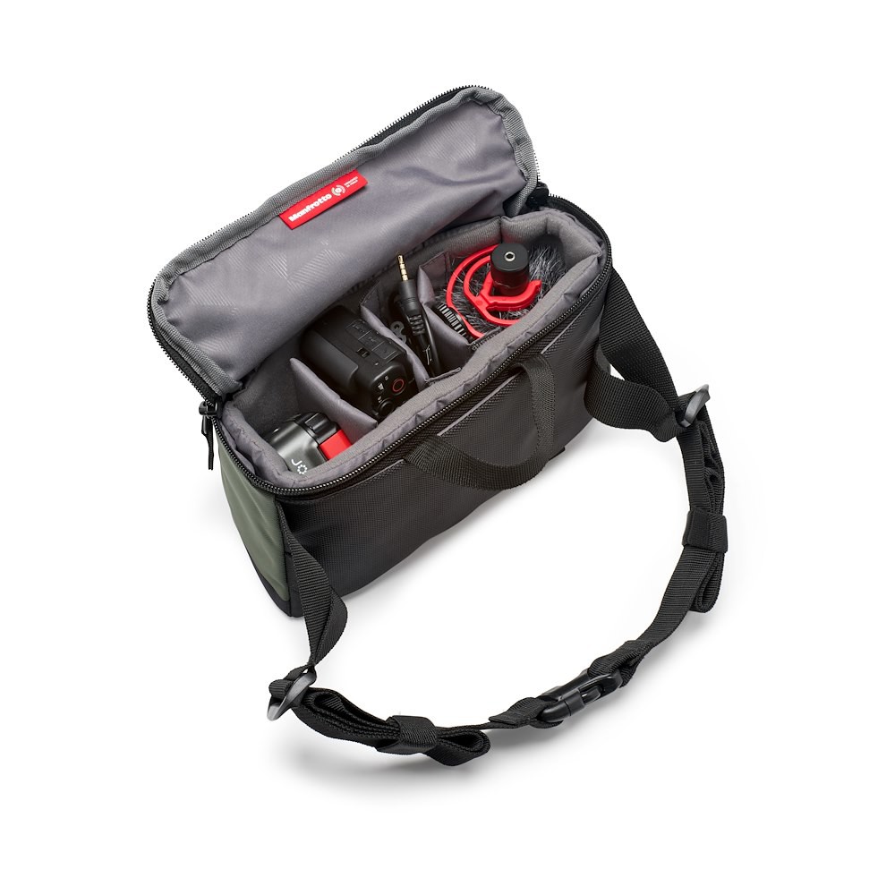 Odprta Manfrotto Street Waist Bag MB MS2-WB s fotografsko opremo