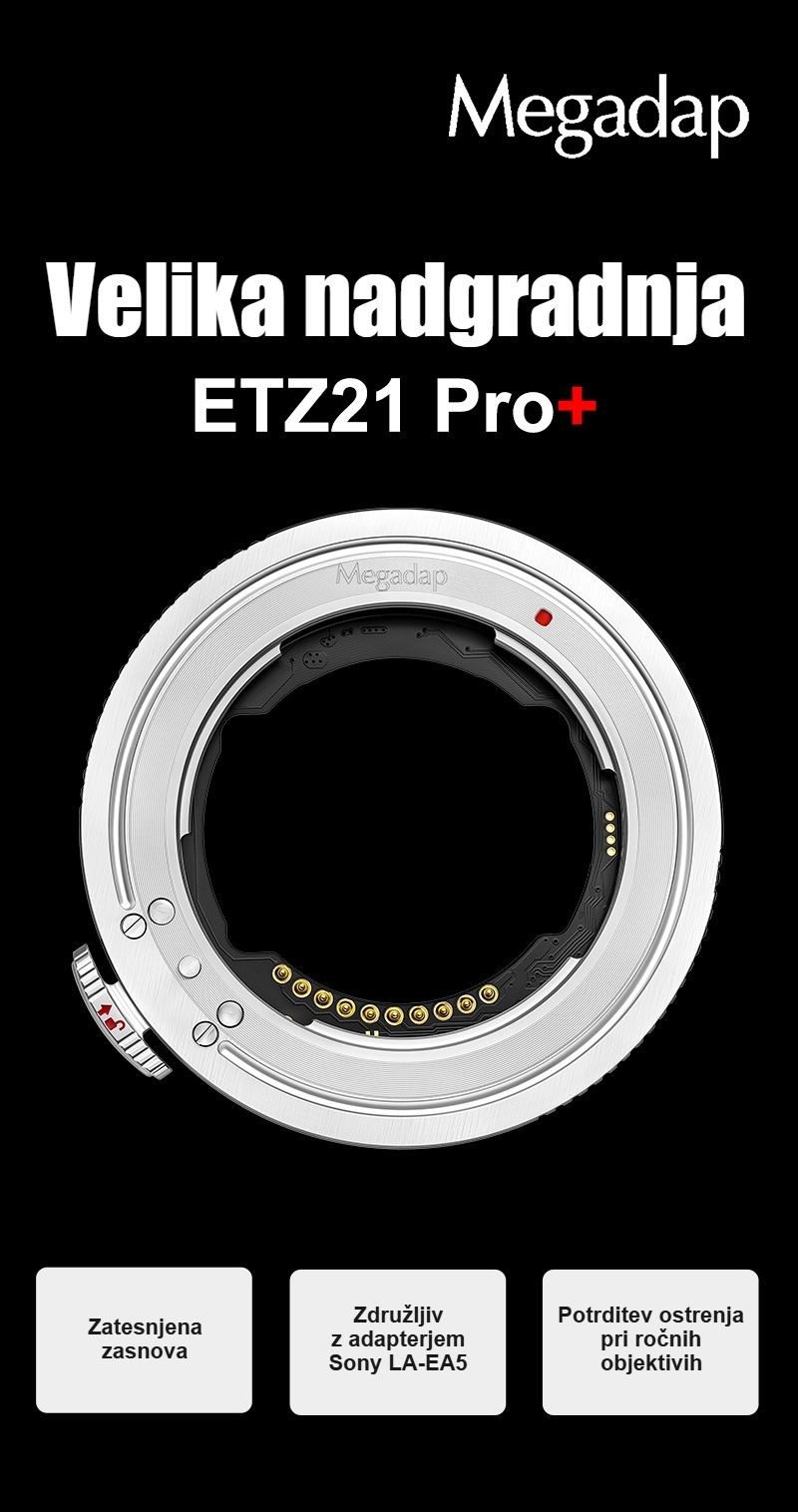 Megadap ETZ21 Pro+ – adapter Sony E na Nikon Z