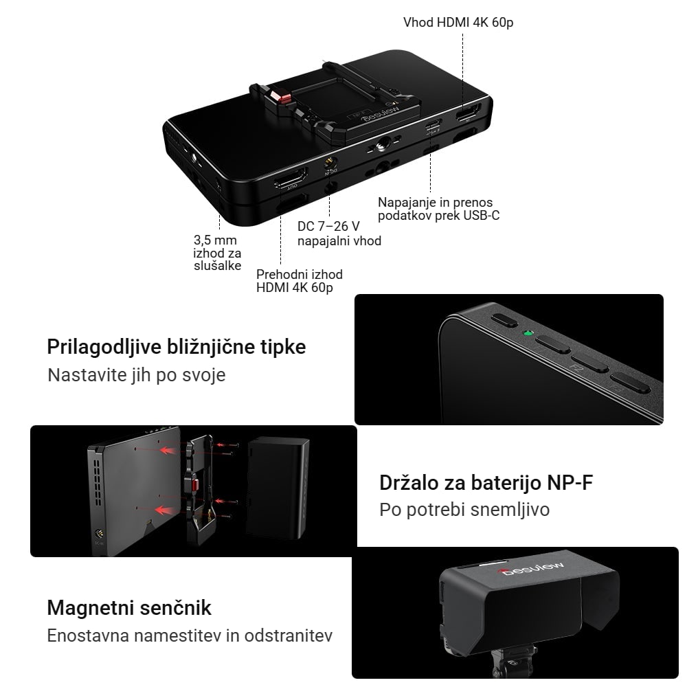Zanesljiv prenos in povezovanje z drugimi napravami