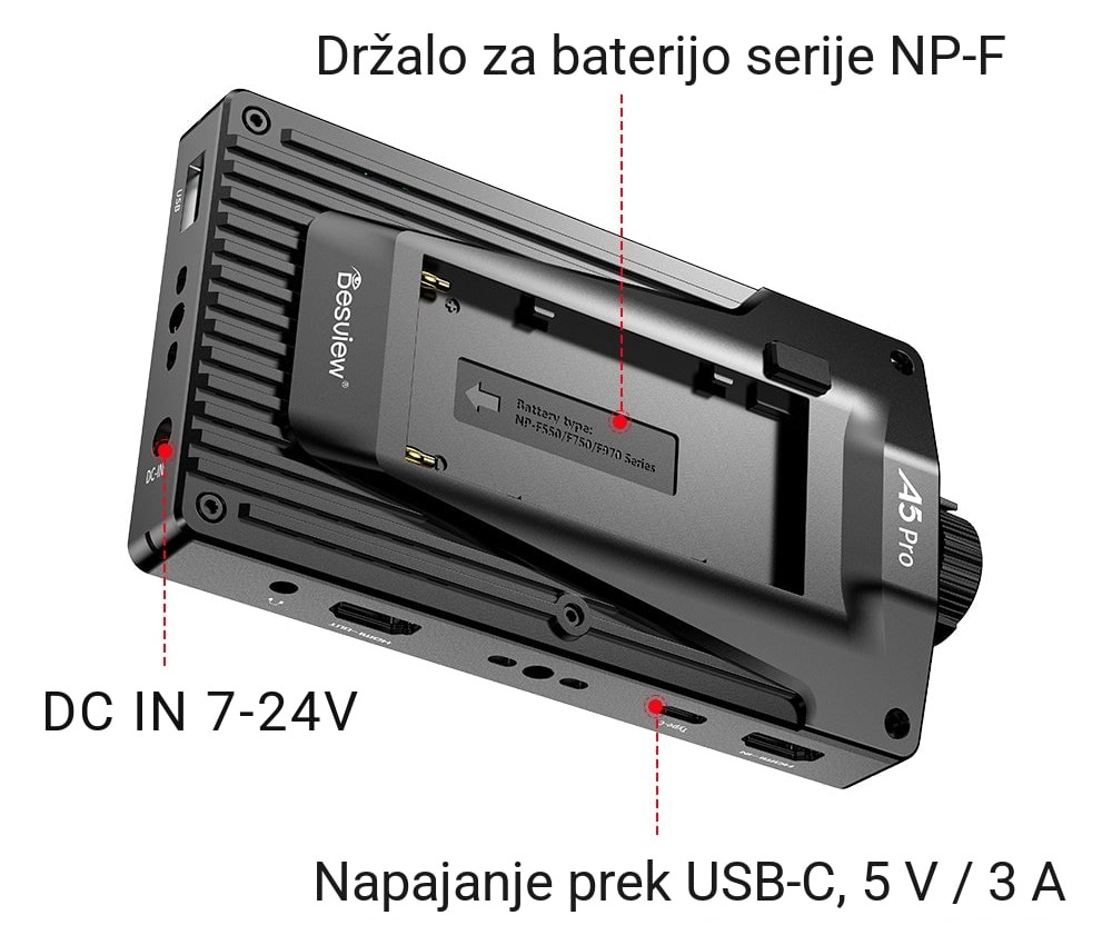 Trije načini napajanja za dolgo snemanje