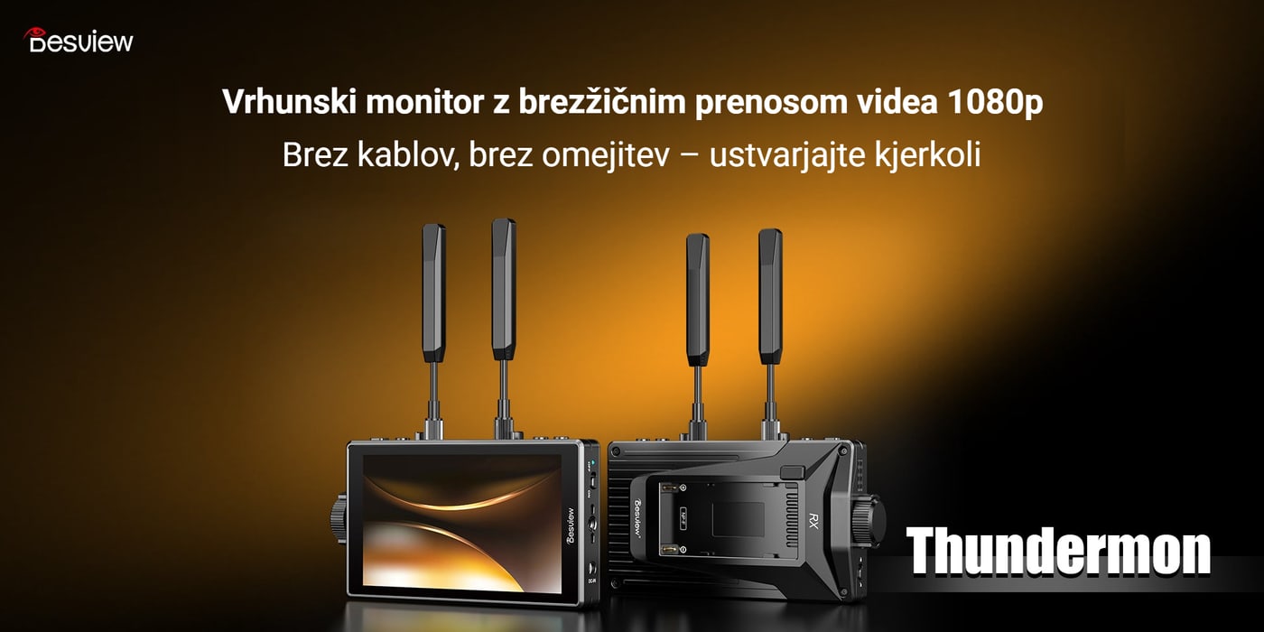 Desview Thundermon – monitor z brezžičnim prenosom videa 1080p