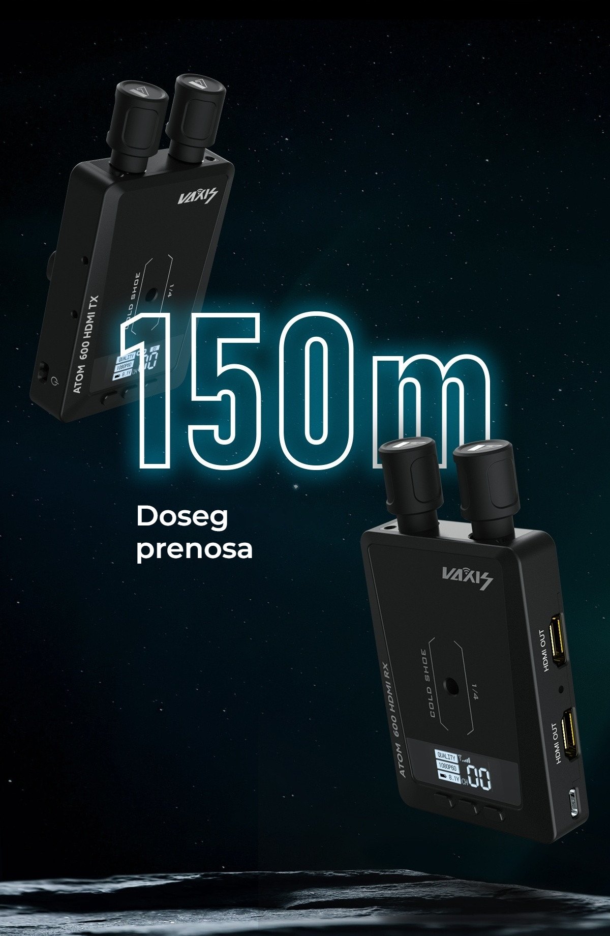 Doseg 150 m