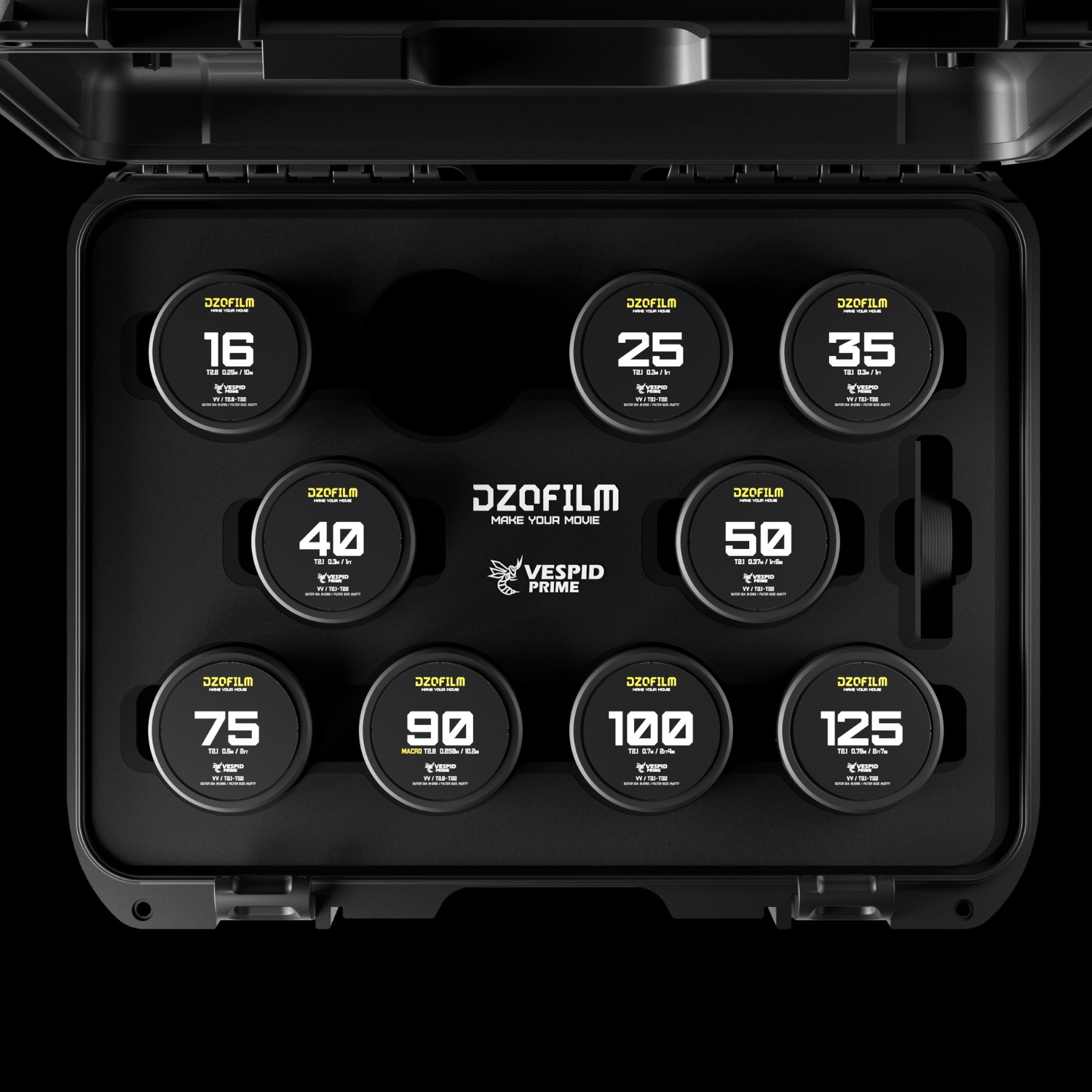 DZOFILM Vespid Prime 9-lens PL kit