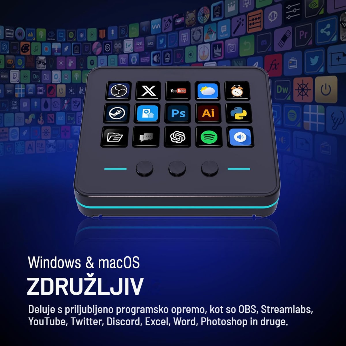 Za Windows in macOS