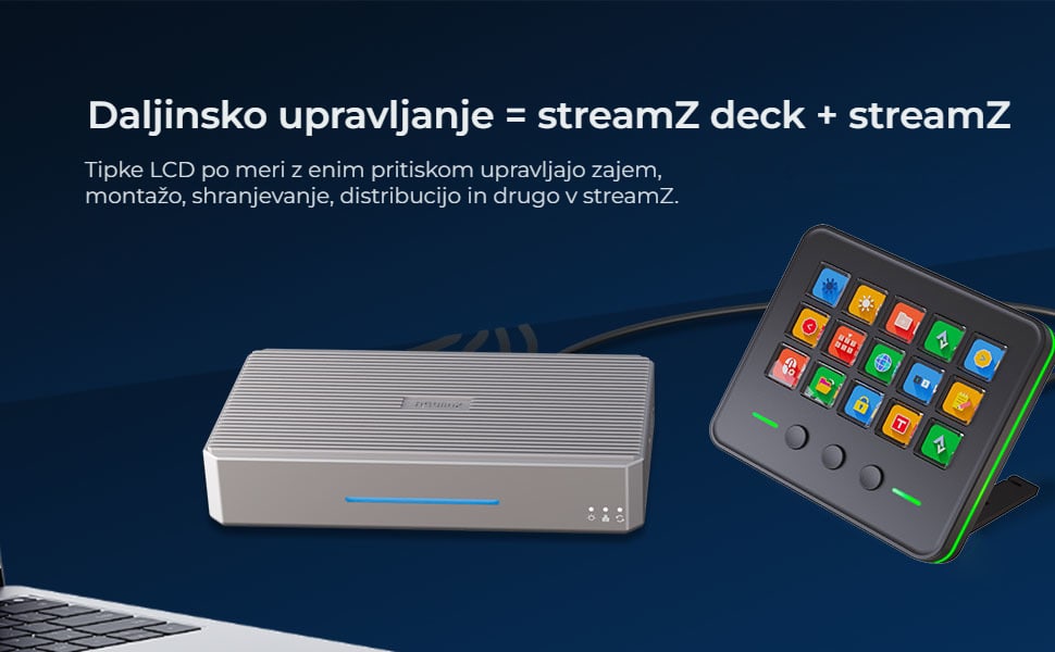 Upravljalna plošča streamZ deck