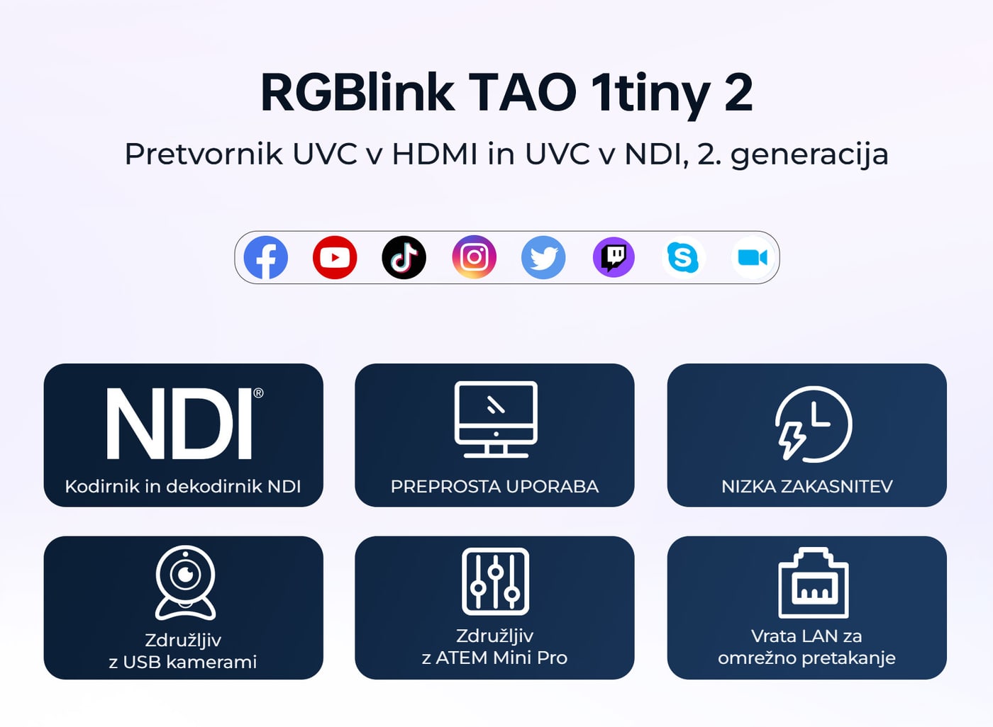 UVC v HDMI in NDI v eni majhni škatlici