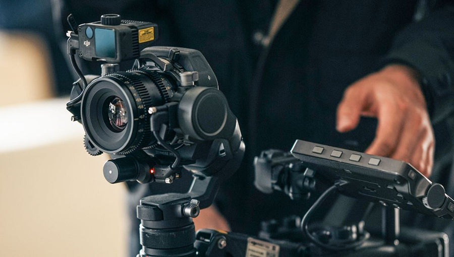 Thypoch Simera-C on a cinema camera rig