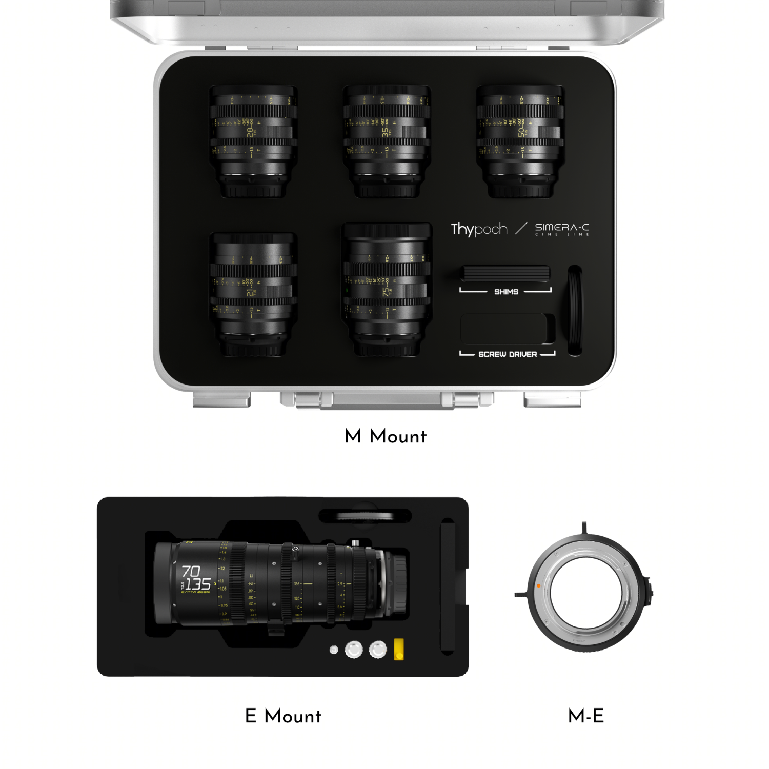 Thypoch Simera-C and DZOFILM Catta Zoom kit