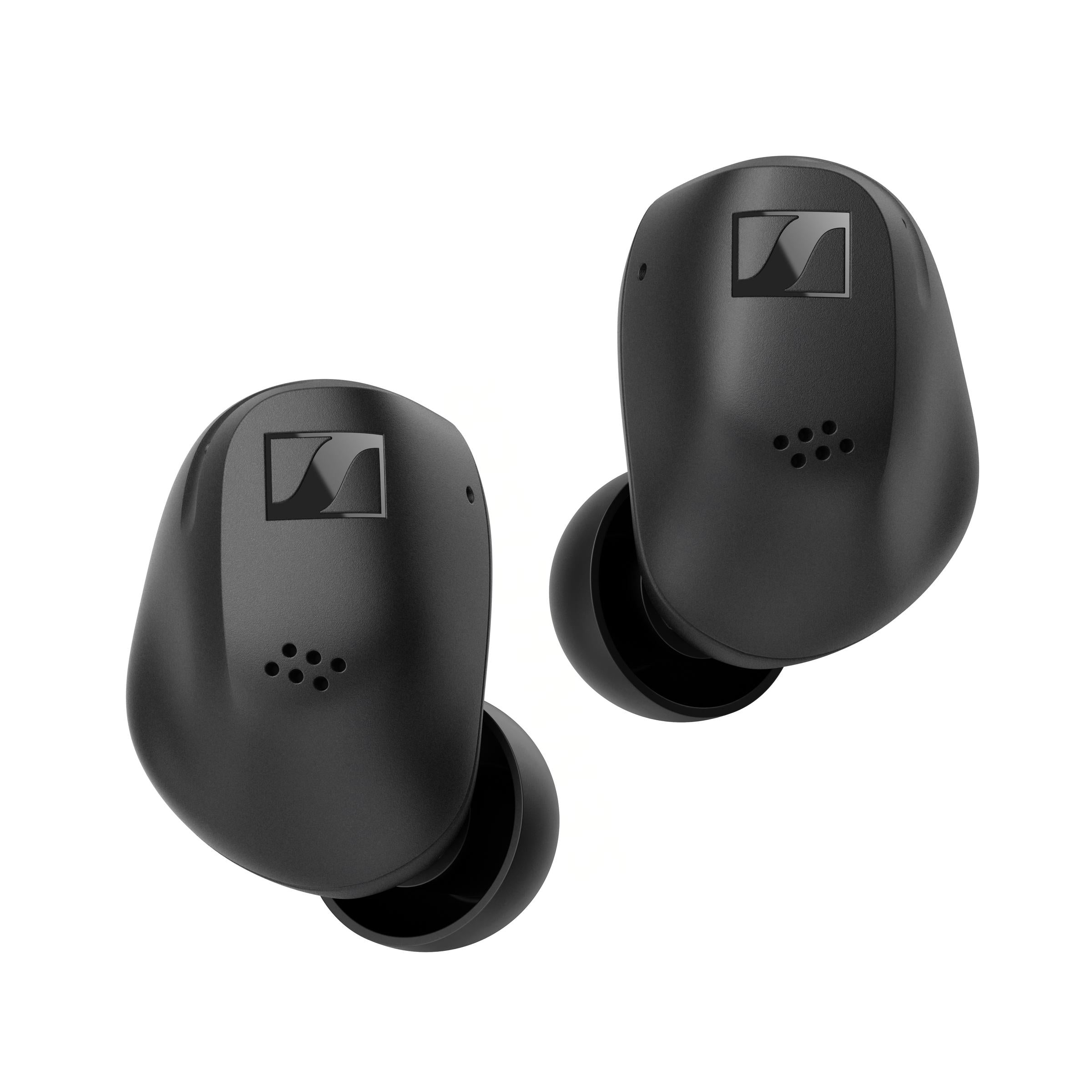 Detail černých sluchátek ACCENTUM True Wireless