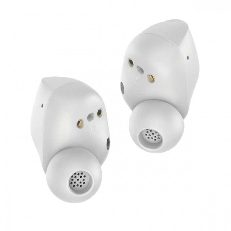 Detail bílých sluchátek ACCENTUM True Wireless