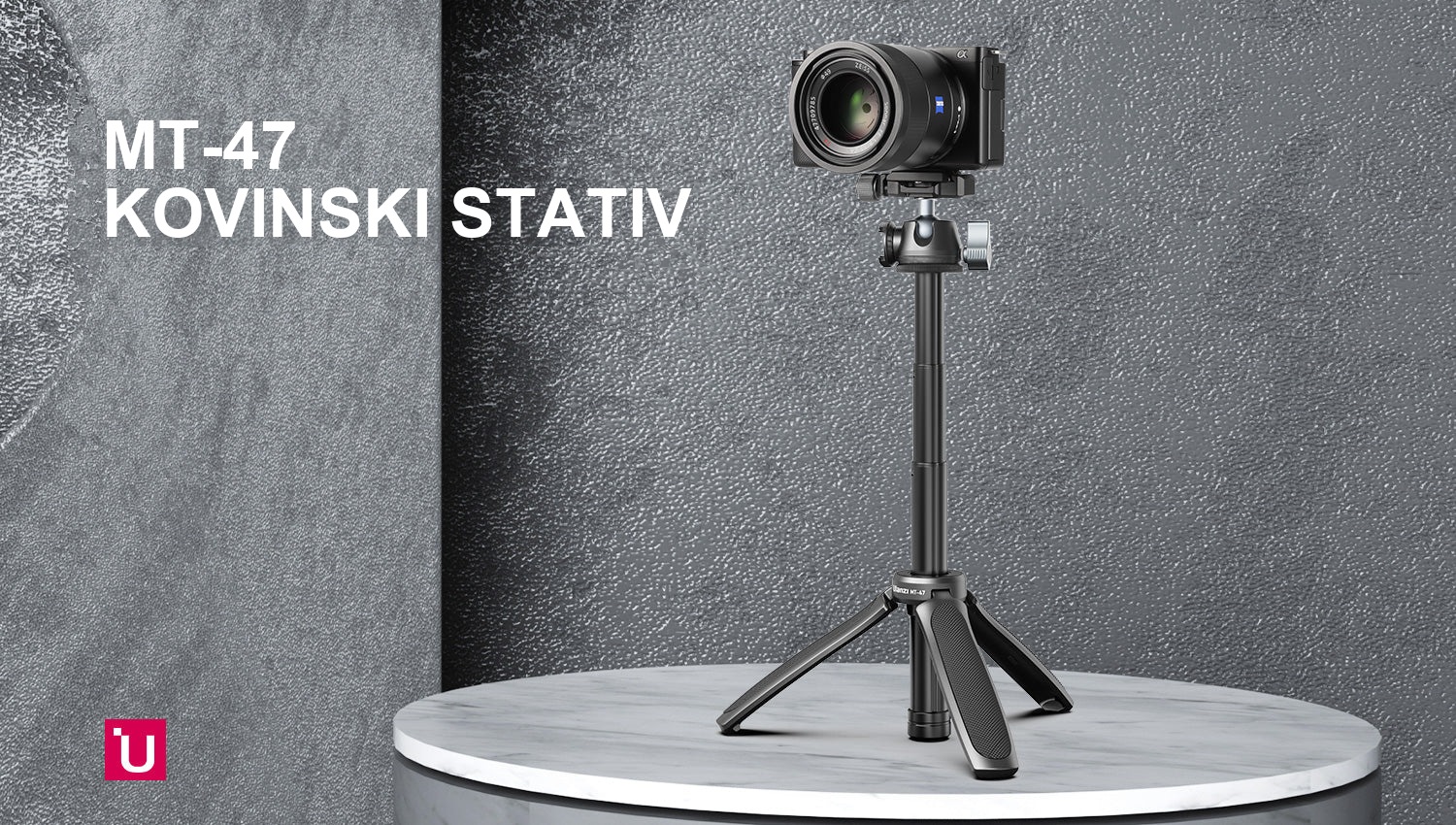 Ulanzi MT-47 kovinski mini stativ s hitrim vpenjanjem Arca-Swiss