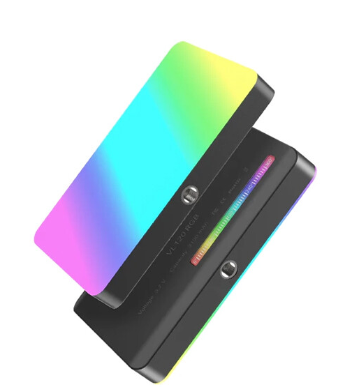 Ovládání barev a OLED displej světla Ulanzi VL120 RGB