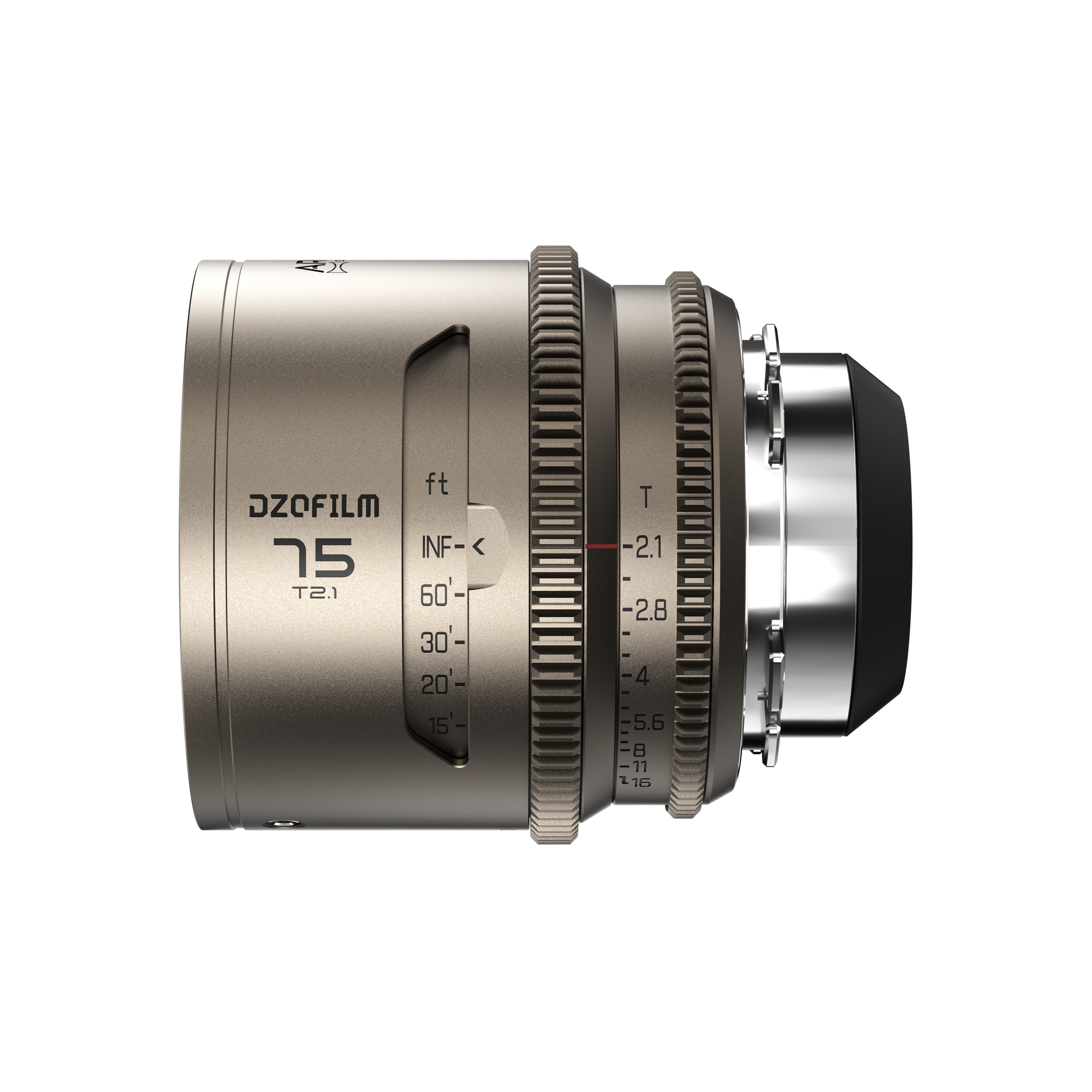 DZOFILM Arcana 75 mm T2.1 1.5× anamorphic PL