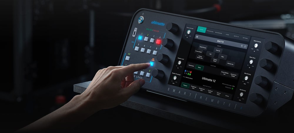 Ultimatte Smart Remote 4 G2 – Preklapljanje enot in prednastavitve