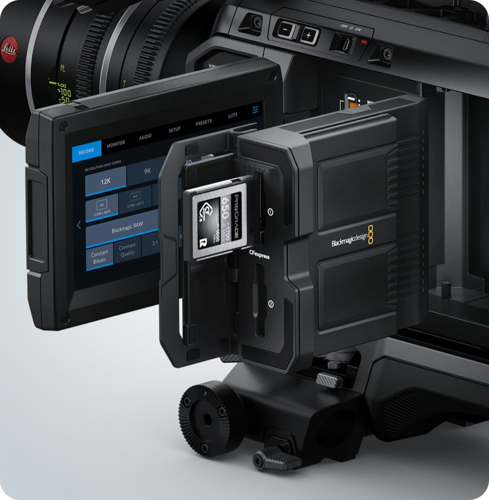 Blackmagic URSA Cine 12K LF 100G Body – Modul Blackmagic Media Module