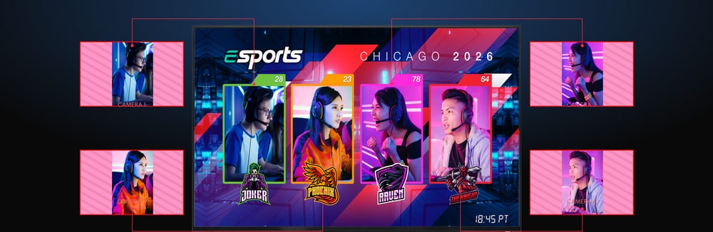 ATEM 4 M/E Constellation IP – Dva procesorja SuperSource