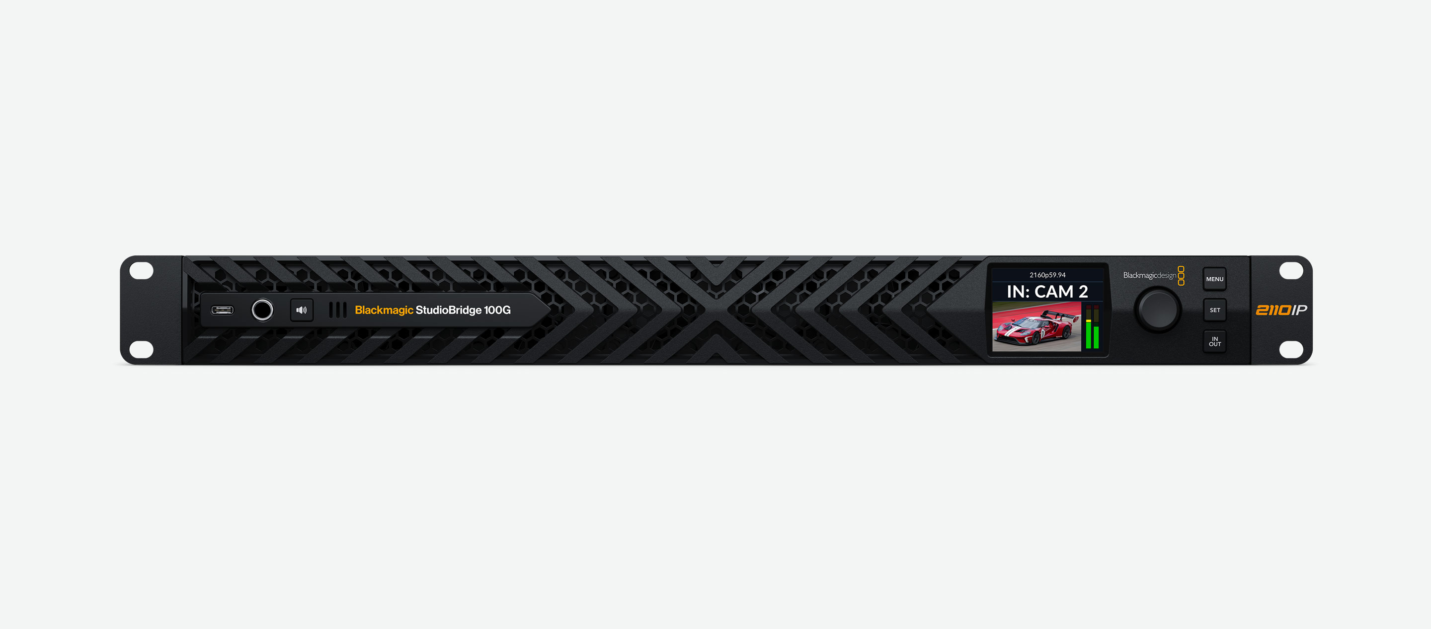 Blackmagic StudioBridge 100G – pogled od spredaj