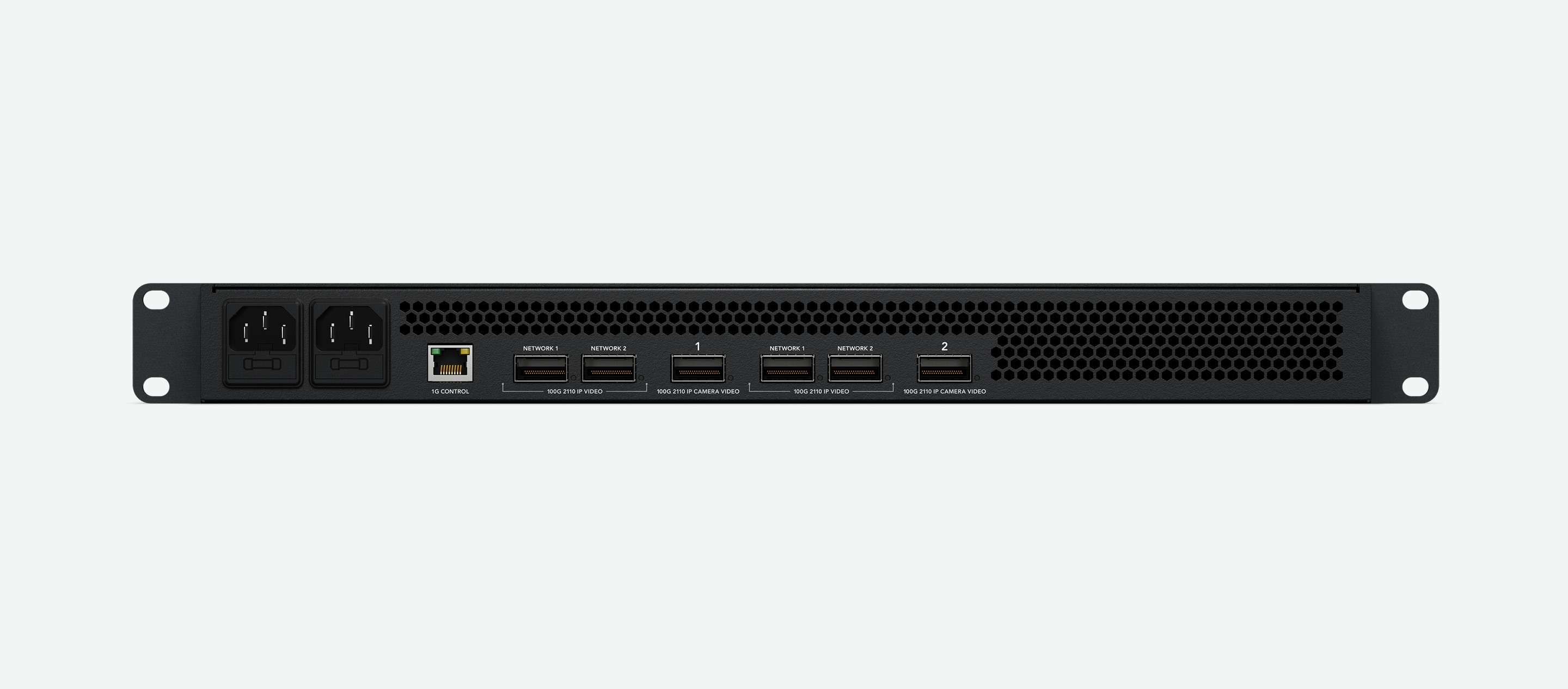 Blackmagic StudioBridge 100G – pogled od zadaj
