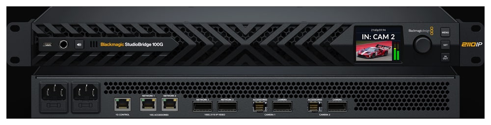 Blackmagic StudioBridge 100G – Dva kanala, ena robustna signalna veriga