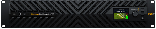 Blackmagic StudioBridge 10G PWR v rack izvedbi