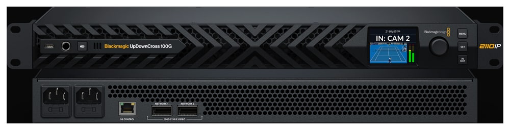 Blackmagic UpDownCross 100G – Redundantno omrežje brez kompromisov