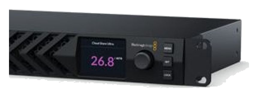 Blackmagic Design Cloud Store Ultra 48TB – LCD in stanje shrambe neposredno na napravi
