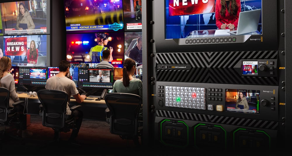ATEM 4 M/E Constellation IP Plus – Pretvorba standarda na vsakem vhodu