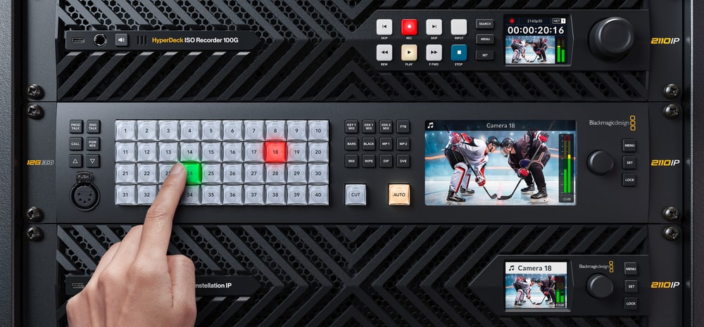 ATEM 4 M/E Constellation IP Plus – ATEM Monitoring Rack Panel