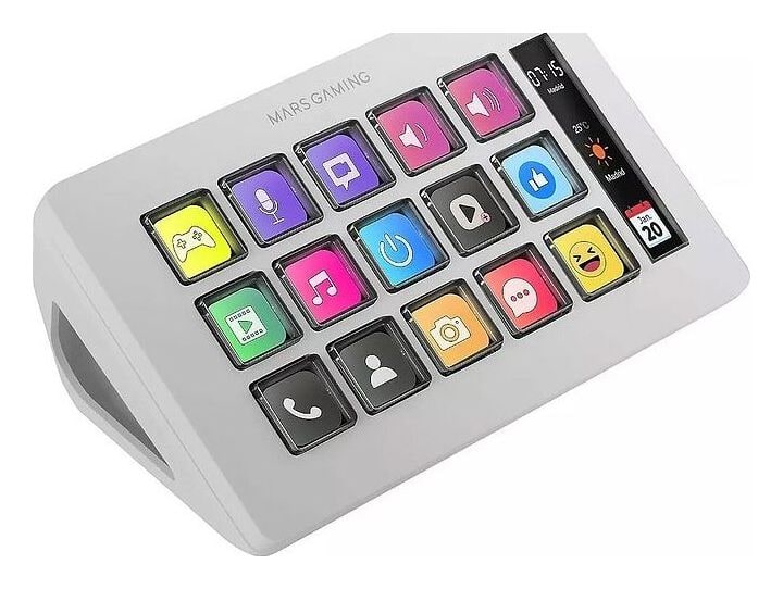 Mars Gaming MSD-ONE – Razširjen LCD-zaslon