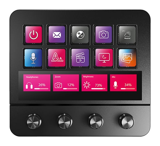 Mars Gaming MSD-PRO – 10 LCD-tipk in zaslon na dotik