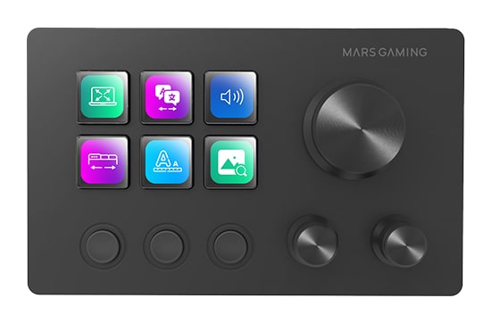 Mars Gaming MSD-TWO – 6 prilagodljivih LCD-tipk