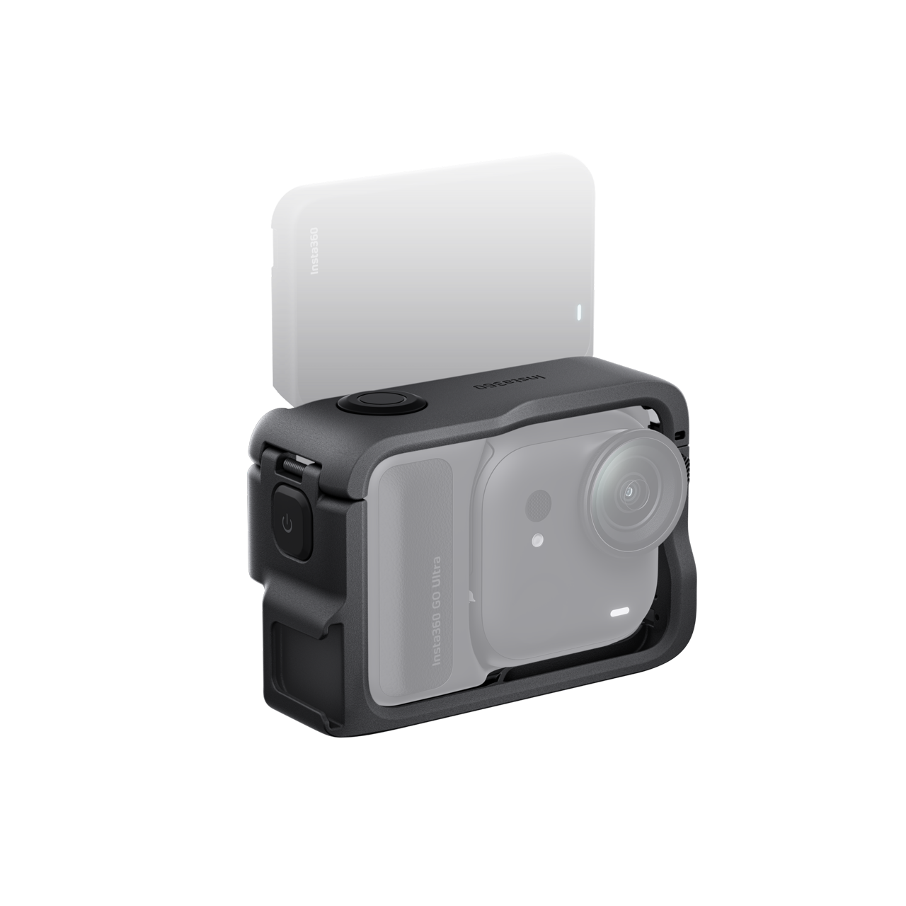 Insta360 GO Ultra v zaščitnem okvirju