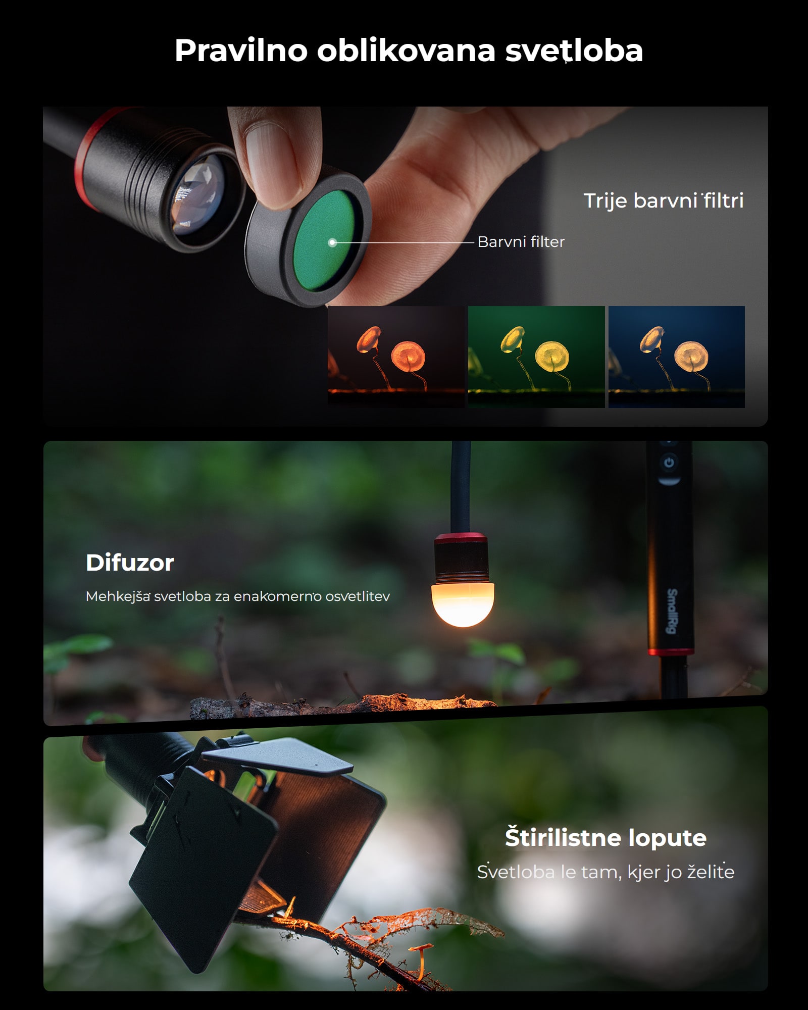 SmallRig RM 01B LED Macro Arm Light 6225 SI 8