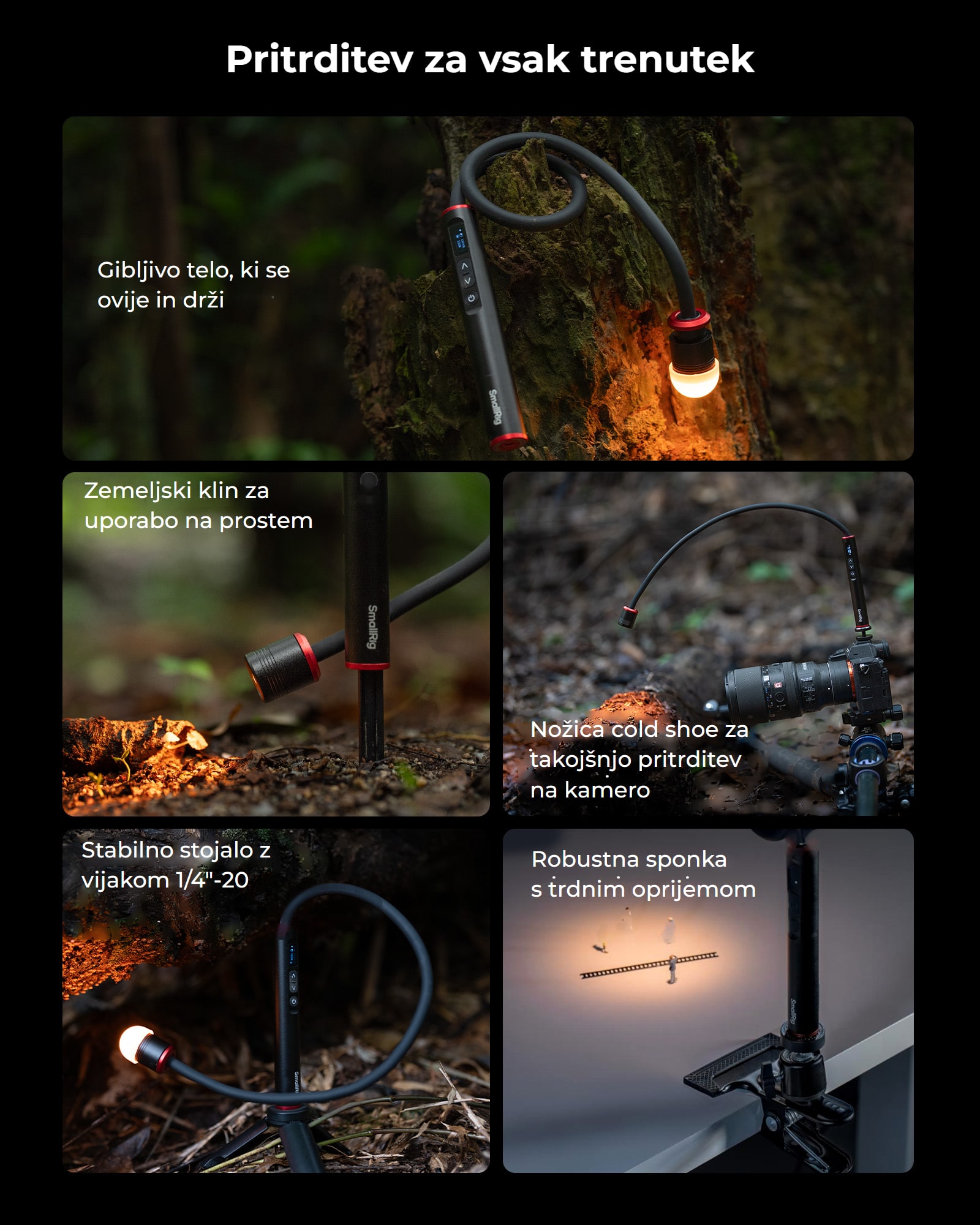 SmallRig RM 01B LED Macro Arm Light 6225 SI 9