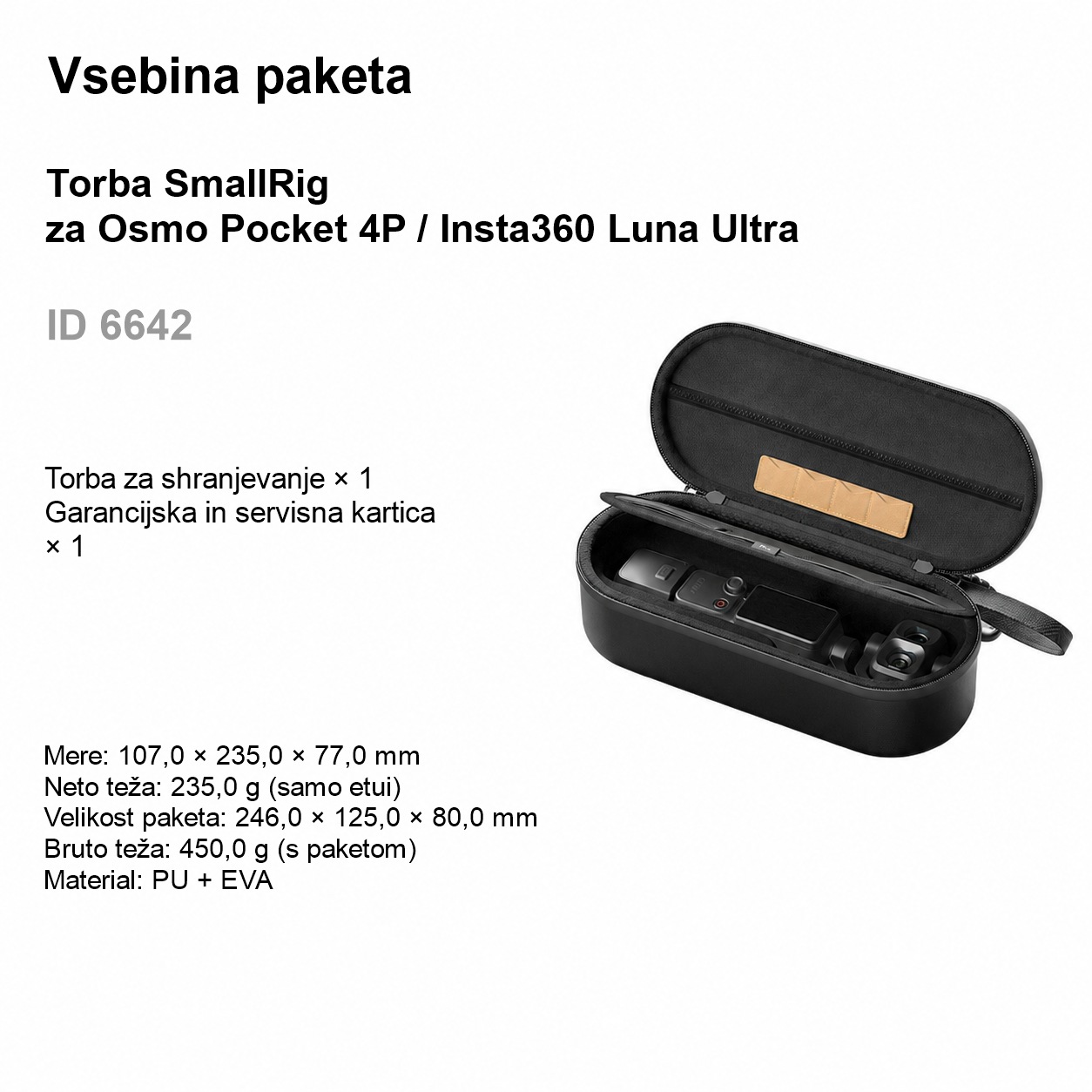 SmallRig Storage Bag 6642 SI 8
