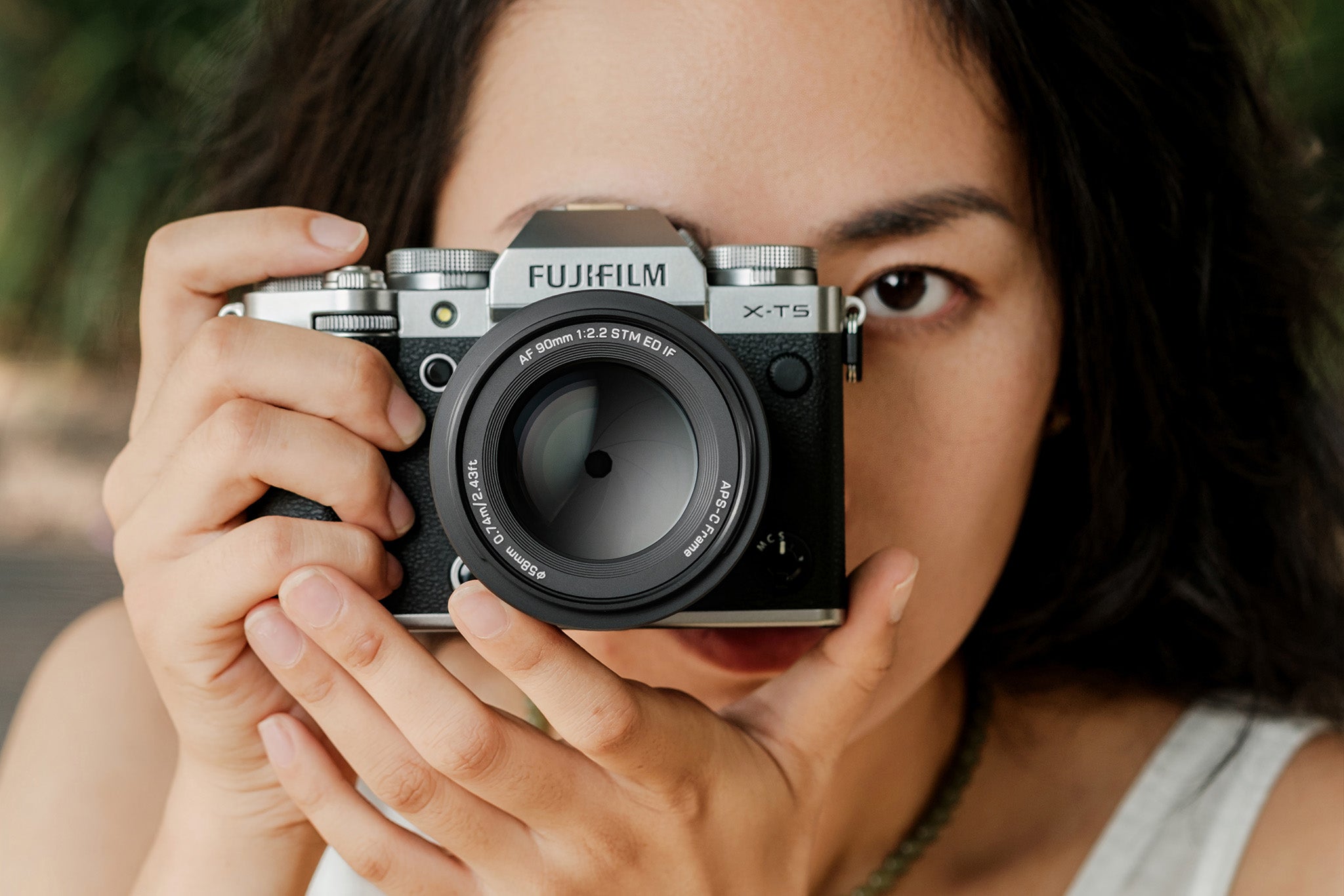 Viltrox AF 90 mm F2,2 XF na fotoaparatu Fujifilm