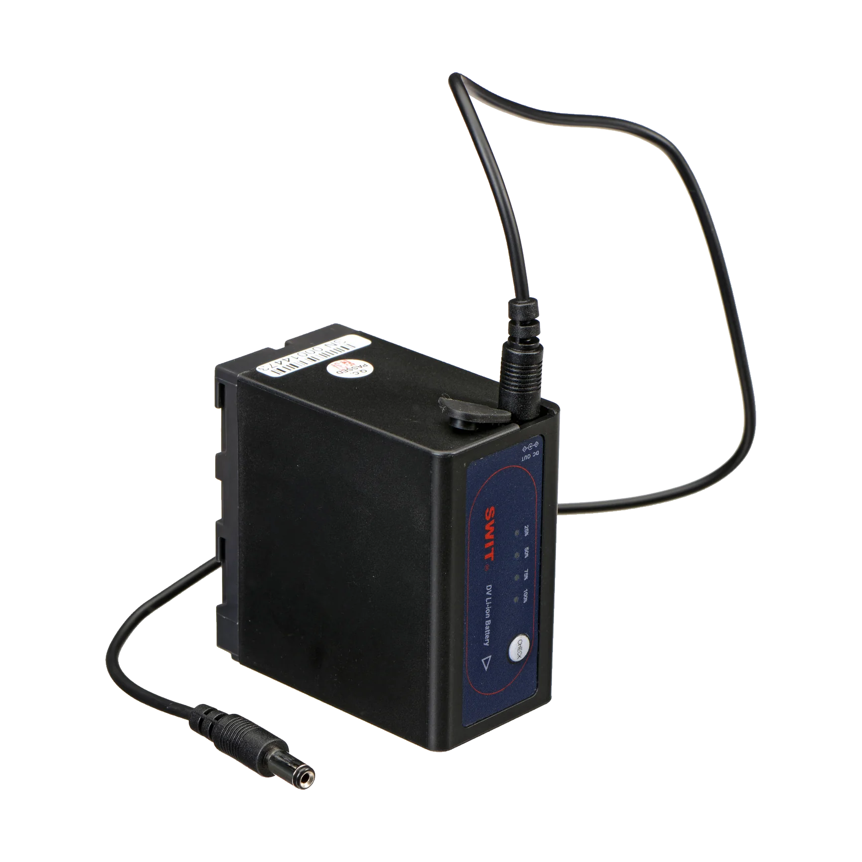 Teradek 11-0661: nadomestna baterija NP-F s kablom barrel–barrel