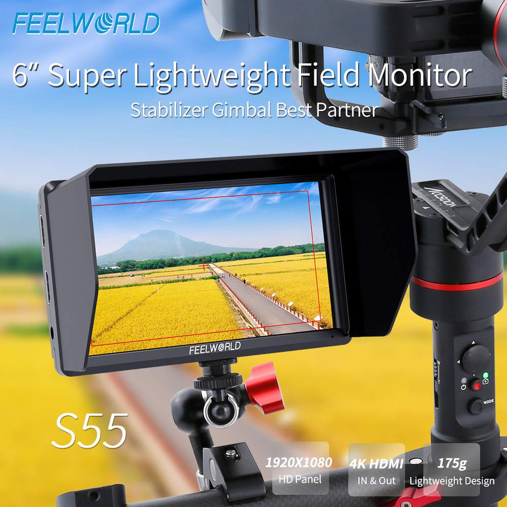 Feelworld S55 V3 6-palčni HDMI monitor za predogled – podrobnosti