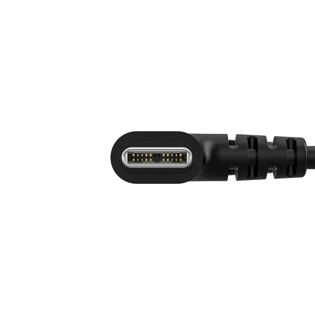 Detajl pravokotnega vtiča USB-C na kablu Teradek 11-1623