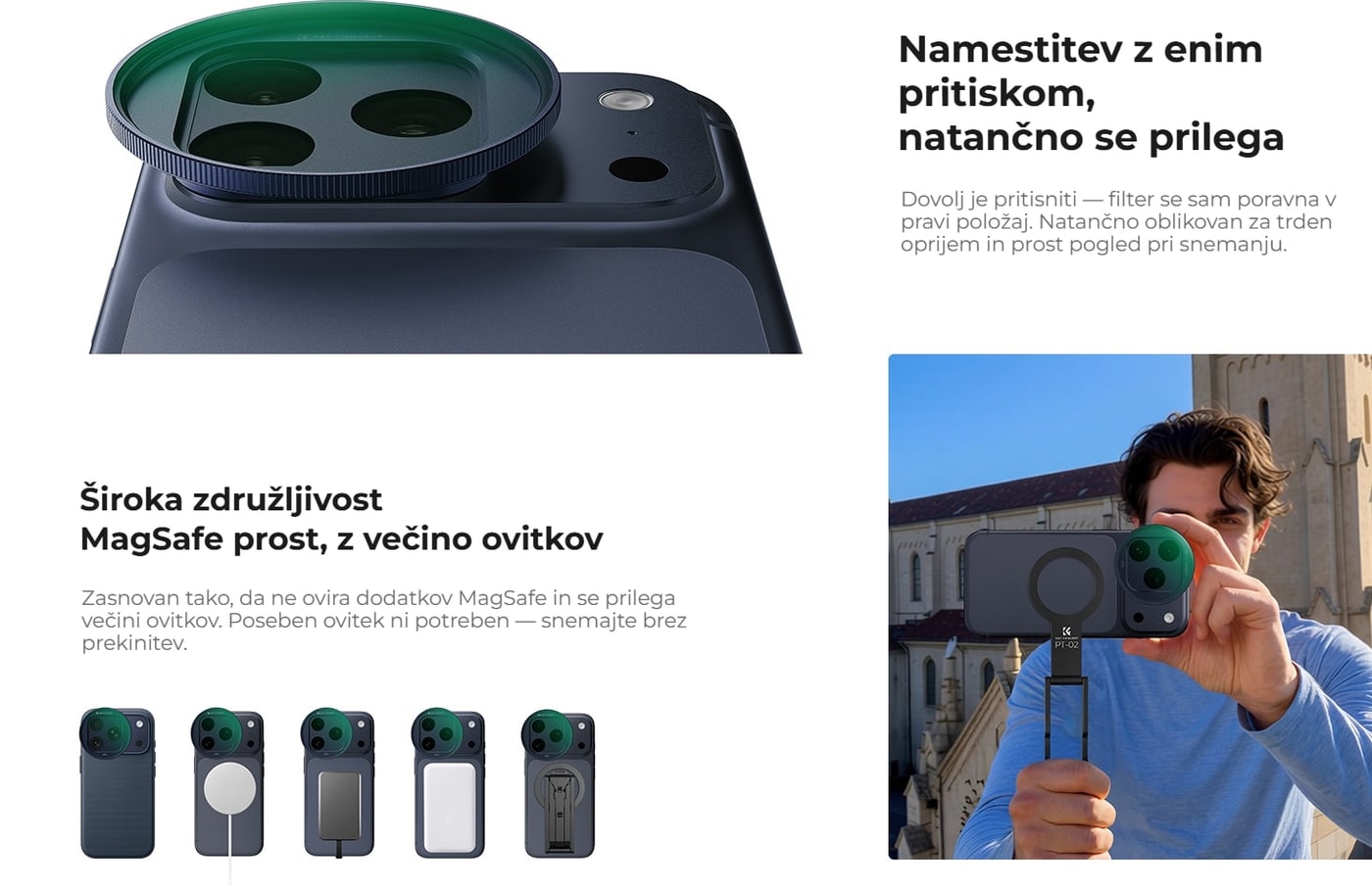 Namestitev z enim pritiskom, MagSafe ostane prost
