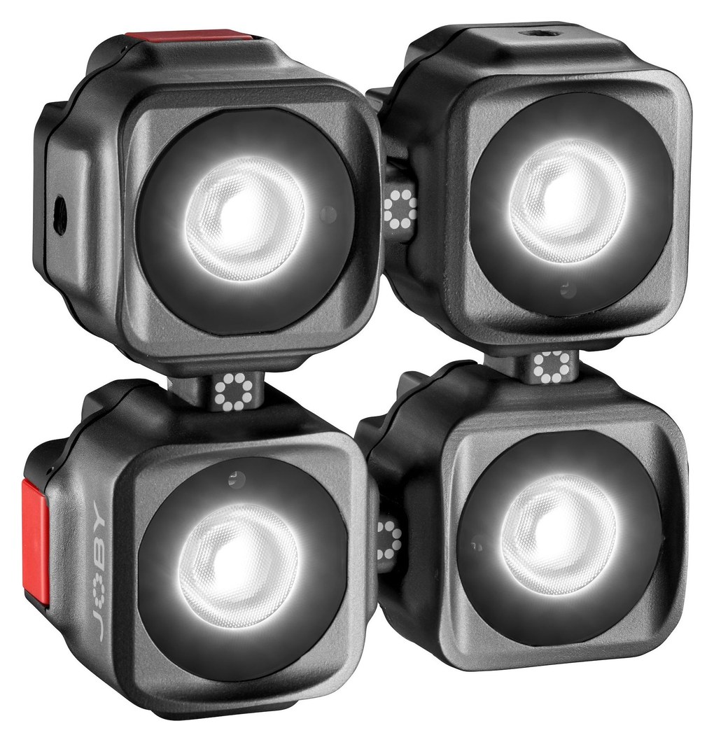 Joby Beamo Mini LED – Dva cold shoe in navoj 1/4"-20