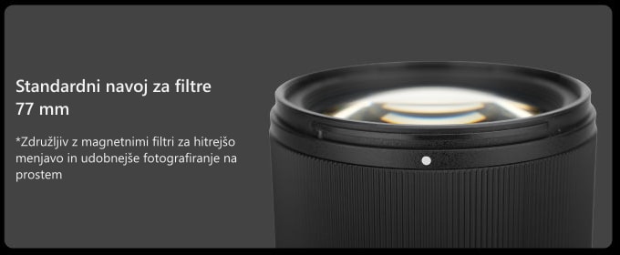 Meike 85mm F1.4 STM MIX II SL – Vrata USB-C, EXIF in navoj za filtre 77 mm