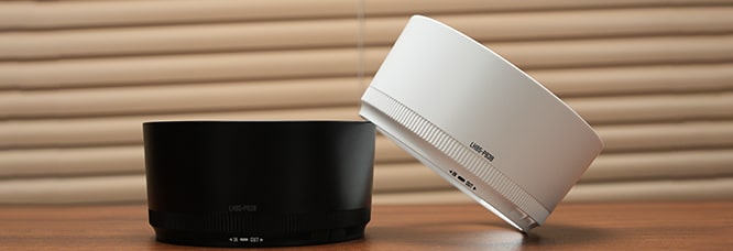 Meike 85mm F1.4 STM MIX II FZ – Dva senčnika v paketu