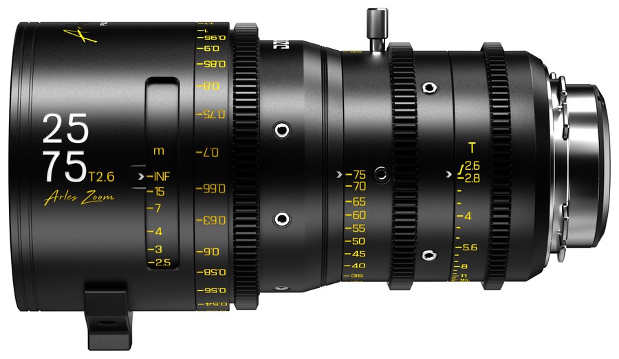 DZOFILM Arles Zoom 25–75 + Prime 18/100 mm – komplet, metrična, črn kovček – Arles Zoom 25–75 mm T2,6