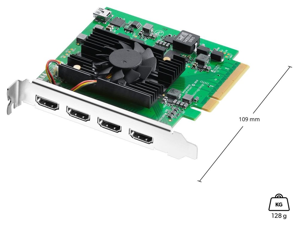 DeckLink Quad HDMI Recorder – Mere in namestitev