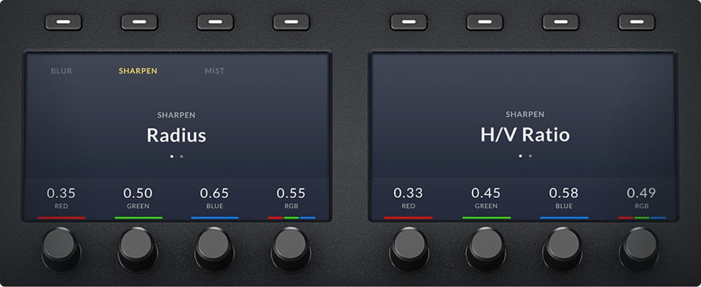 DaVinci Resolve Mini Panel – Zaslona in soft gumbi