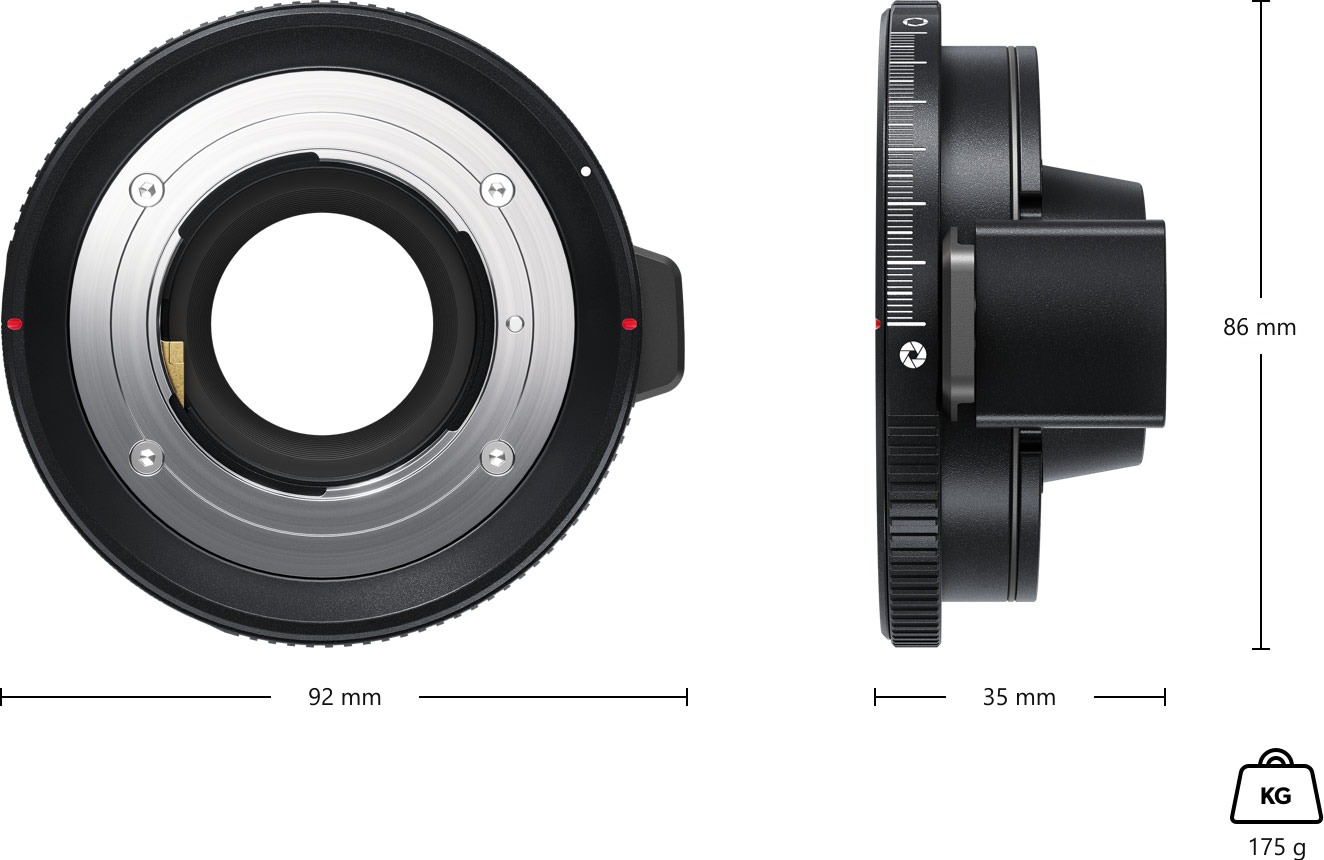 Blackmagic Design URSA Mini Pro F Mount – Mere in teža