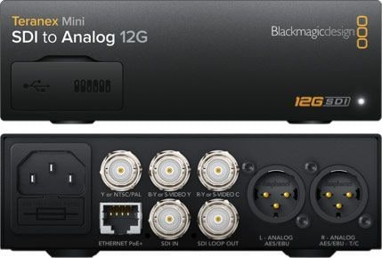 Teranex Mini SDI to Analog 12G – Trije analogni izhodni načini