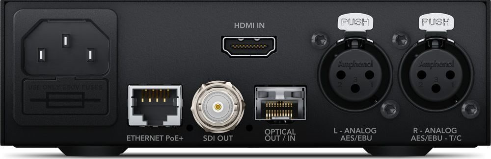 Teranex Mini HDMI to Optical 12G – Bakreni in optični izhod hkrati